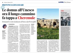 Towards UNESCO: Cheremule celebrates the domus de janas